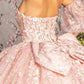 Embroidery Puff Sleeves Sweetheart Quinceanera Dress by GLS by Gloria - GL3466