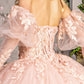 Glitter Embroidery Sweetheart Quinceanera Dress by GLS by Gloria - GL3476