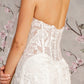 Embroidery Glitter Off Shoulder Women Bridal Dress by GLS by Gloria - GL3488 - Special Occasion/Curves