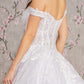 Embroidery Off Shoulder Sequin Bridal Dress by GLS by Gloria - GL3489 - Special Occasion/Curves