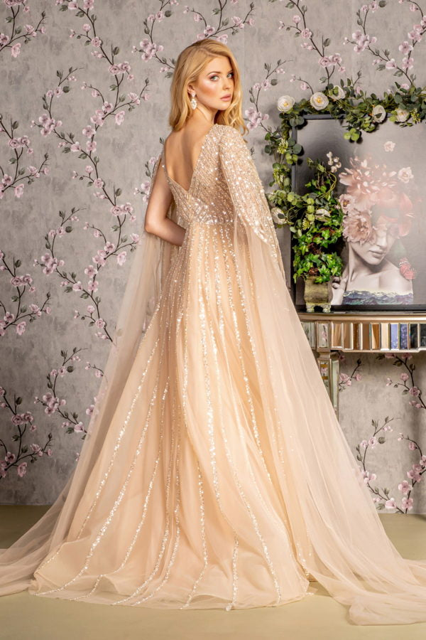 GLS by Gloria GL3494 Prom Dress - Sage