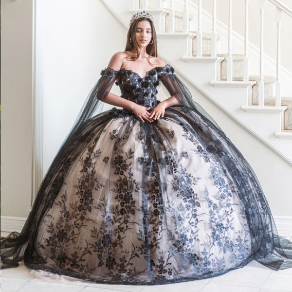 Cut-Away Shoulder Sweetheart Neckline Quinceanera Dress by GLS by Glor Ariststyles Cut-Away Shoulder Sweetheart Neckline Quinceanera Dress by GLS by Glor Ariststyles