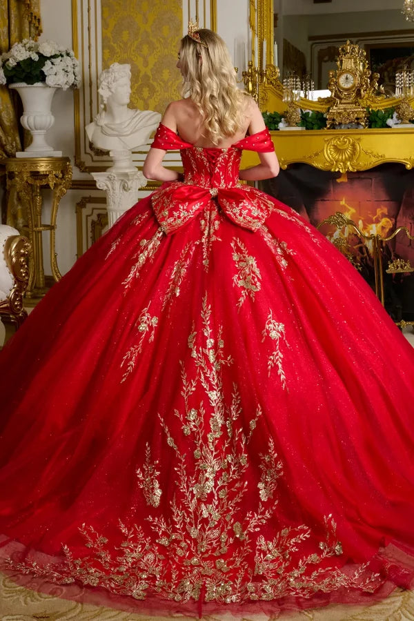 Off-Shoulder Sweetheart Neckline Quinceanera Dress by Elizabeth K - GL3631