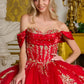 Off-Shoulder Sweetheart Neckline Quinceanera Dress by Elizabeth K - GL3631