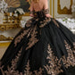 Sequin Sweetheart Neckline Quinceanera Dress by Elizabeth K - GL3640