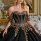 Sequin Sweetheart Neckline Quinceanera Dress by Elizabeth K - GL3640