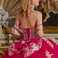 Off Shoulder Sweetheart Neckline Quinceanera Dress by Elizabeth K - GL3641