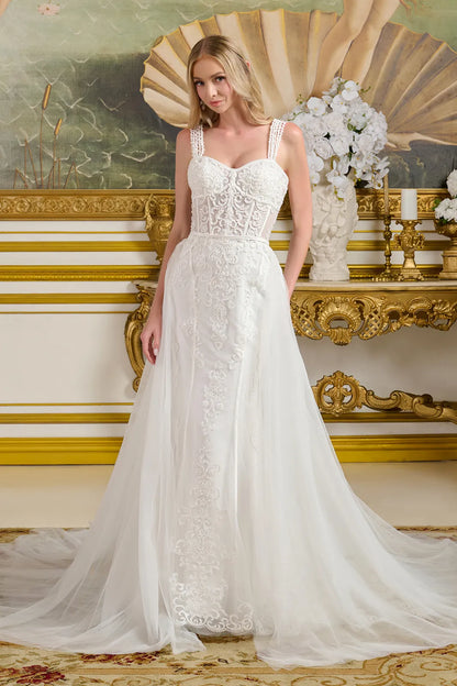 Elizabeth K GL3654 Bridal Gown - Formal Dress Shops Off White / XS Elizabeth K GL3654 Bridal Gown - Formal Dress Shops Off White / XS