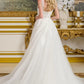 Sequin Spaghetti Strap Sweetheart Neckline Wedding Gown GLS by Gloria - GL3654