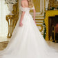 Off Shoulder Sweetheart Neckline Wedding Gown GLS by Gloria - GL3657