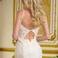 Illusion V-Neckline Spaghetti Strap Wedding Gown GLS by Gloria - GL3658