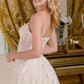 Sequin Boat Neckline Spaghetti Strap Wedding Gown GLS by Gloria - GL3663
