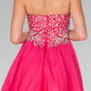 Elizabeth K - GS2088 - Embellished Sequin Sweetheart Cocktail Dress - Short
