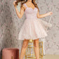 Elizabeth K - GS3187 - Butterfly Applique Sweetheart Neckline Cocktail Dress - Short