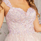 Elizabeth K - GS3187 - Butterfly Applique Sweetheart Neckline Cocktail Dress - Short