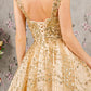 Elizabeth K - GS3187 - Butterfly Applique Sweetheart Neckline Cocktail Dress - Short