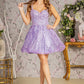 Elizabeth K - GS3187 - Butterfly Applique Sweetheart Neckline Cocktail Dress - Short