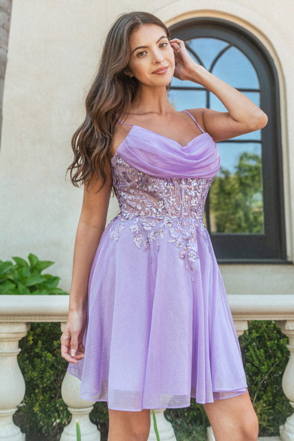 sweetheart neckline glitter bodycon dress Ashley Lauren 4930 - Short Sheath Dress main image 0