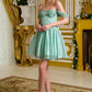 Elizabeth K - GS3633 - Glitter Netting Sweetheart Neckline Cocktail Dress - Short