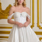 Elizabeth K - GS3633 - Glitter Netting Sweetheart Neckline Cocktail Dress - Short