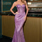 Embellished Strapless Mermaid Gown by Cinderella Divine J871 - Special Occasion