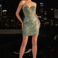 Strapless Sweetheart Neckline Short Dress by Cinderella Divine J879