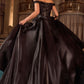 Organza Off The Shoulder Neckline Gown by Cinderella Divine J885 - Special Occasion
