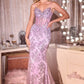 Sheer Corset Sweetheart Neckline Gown By Ladivine J889 - Women Evening Formal Gown - Special Occasion