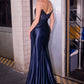 Luxe Satin Sweetheart Neckline Gown By Ladivine J899 - Women Evening Formal Gown - Special Occasion