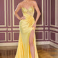 Luxe Satin Sweetheart Neckline Gown By Ladivine J899 - Women Evening Formal Gown - Special Occasion