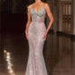 Embellishment Strapless Sheath Gown By Ladivine J903 - Women Evening Formal Gown - Special Occasion