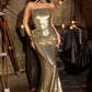 Fully Sequin Strapless Neckline Gown By Ladivine J905 - Women Evening Formal Gown - Special Occasion