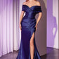 Off The Shoulder Sweetheart Neckline Gown By Ladivine KV1115 - Women Evening Formal Gown - Special Occasion