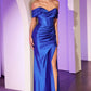 Off The Shoulder Sweetheart Neckline Gown By Ladivine KV1115 - Women Evening Formal Gown - Special Occasion