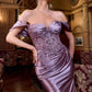 Off The Shoulder Sweetheart Neckline Gown By Ladivine KV1121 - Women Evening Formal Gown - Special Occasion