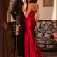 Strapless Sweetheart Neckline Gown By Ladivine KV1127 - Women Evening Formal Gown - Special Occasion