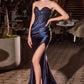 Strapless Sweetheart Neckline Gown By Ladivine KV1127 - Women Evening Formal Gown - Special Occasion