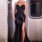 Strapless Sweetheart Neckline Gown By Ladivine KV1132 - Women Evening Formal Gown - Special Occasion