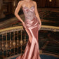 Strapless Sweetheart Neckline Gown By Ladivine KV1132 - Women Evening Formal Gown - Special Occasion