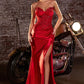 Strapless Sweetheart Neckline Gown By Ladivine KV1132 - Women Evening Formal Gown - Special Occasion