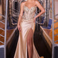 Strapless Sweetheart Neckline Sheath Gown By Ladivine KV1136 - Women Evening Formal Gown - Special Occasion