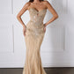Strapless Sweetheart Mermaid Gown By Ladivine KV1139 - Women Evening Formal Gown - Special Occasion