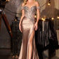 Off Shoulder Neckline Mermaid Gown By Ladivine KV1144 - Women Evening Formal Gown - Special Occasion
