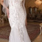 Lace Tulle Corset Mermaid Bridal Gown by Andrea & Leo Couture Beatrice A1086W