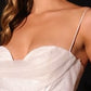 Glitter Flocked A-Line Bridal Gown by Cinderella Divine CD253W