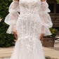 Strapless Mermaid Bridal Gown with Removable Sleeves by Cinderella Divine CD858W