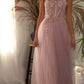 Layered Tulle A-Line Leg Slit Gown by Cinderella Divine C150 - Special Occasion