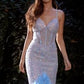 Embellished Mermaid with Feather Formal Evening Gown by Andrea & Leo Couture - A1298 - Special Occasion