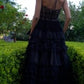 Halter Ruffled Tulle Formal Evening Gown by Andrea & Leo Couture - A1335 - Special Occasion