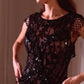 Sequin High Neck Sheath Gown by Cinderella Divine CC4007 -  Special Occasion/Curves